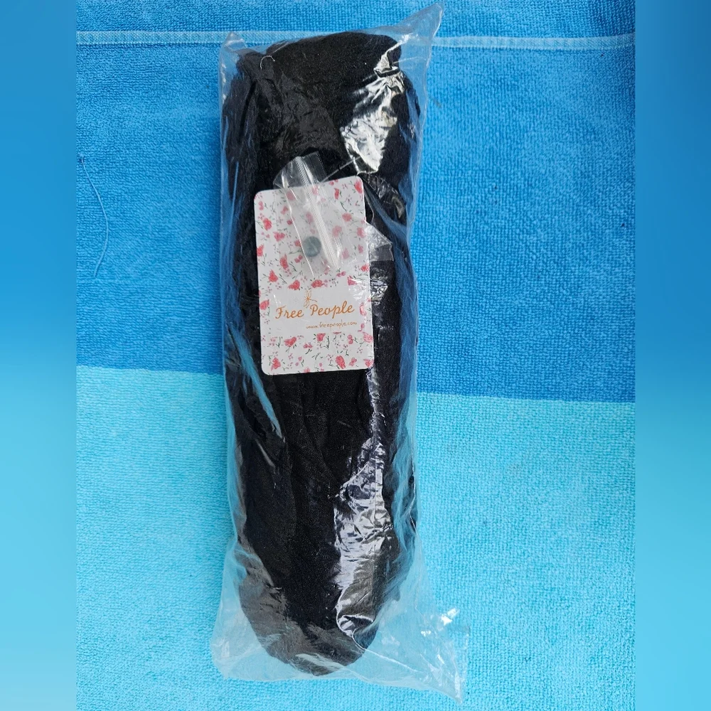 Free People Tell Tale Heart Tunic Mini Dress Swingy Sheer Lace Cutout Blac S NWT - Picture 5 of 16